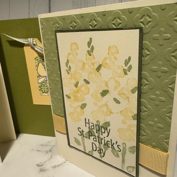 Handmade St, Patrick’s cards. Lot of 3 - Picture 3 of 4